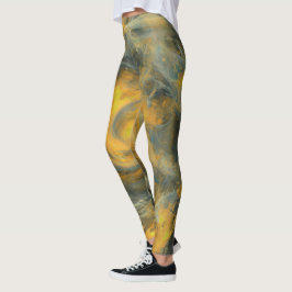 Abstrakt Virvelvind Virvlande Leggings