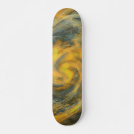 Abstrakt Virvelvind Virvlande  Mini Skateboard Bräda 18,5 Cm