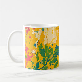 Abstrakt Virvlande Kaffemugg