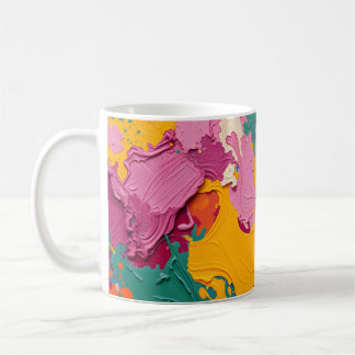 Abstrakt Virvlande Kaffemugg