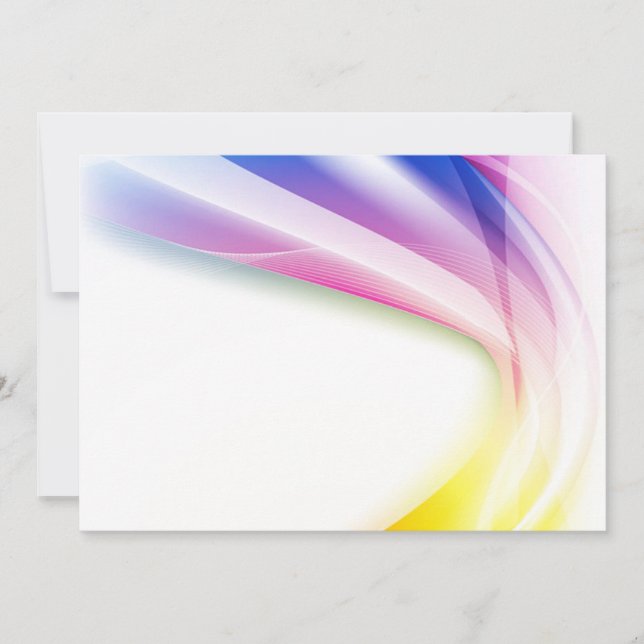 Abstrakt virvlar runt 1 inbjudan (Framsida)