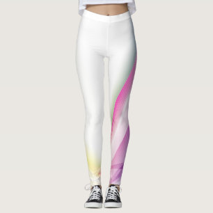 Abstrakt virvlar runt 1 leggings