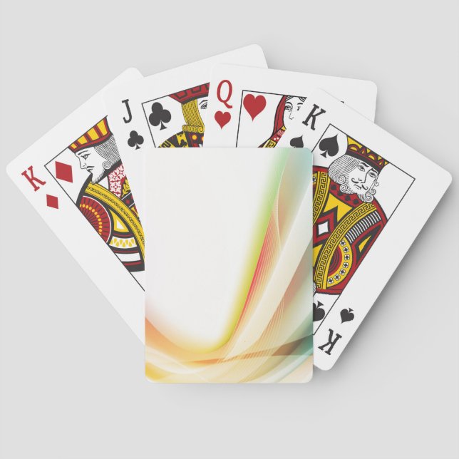 Abstrakt virvlar runt 2 spel kort (Baksidan)