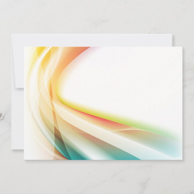 Abstrakt virvlar runt inbjudan 2 (Framsida)