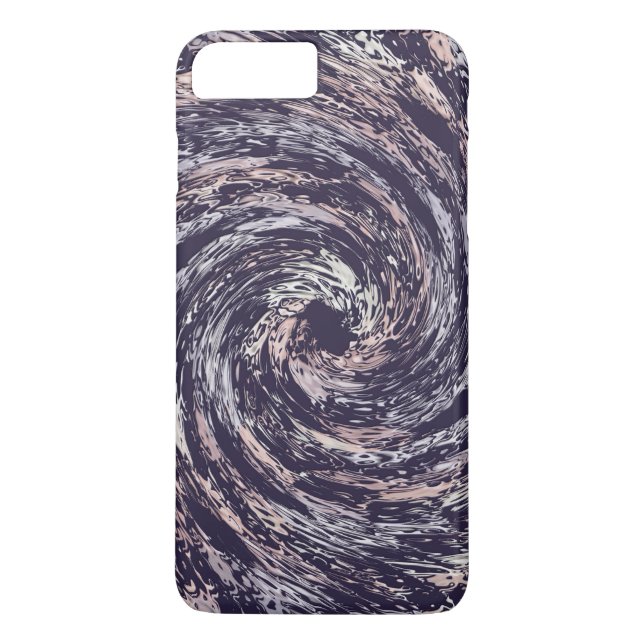 Abstrakt virvlar runt struktur Case-Mate iPhone skal (Baksida)