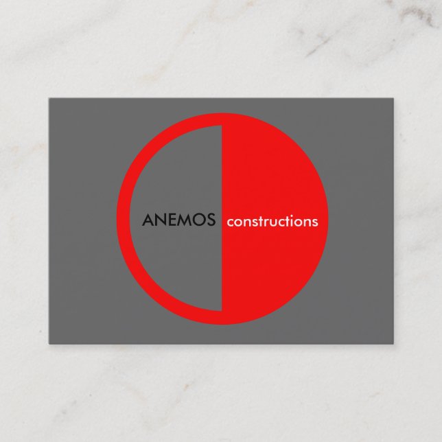 abstrakt visitkort (Framsida)