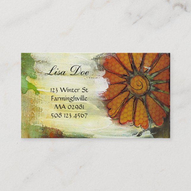 abstrakt visitkortar visitkort (Framsida)