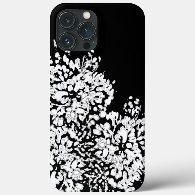 Abstrakt Vit blomma Fodral-Mate iphone case (Baksida)