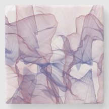 Abstrakt vit röd blå och lila vattenfärg