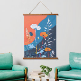 Abstrakt Vivid Blooms Poster