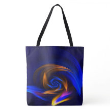 Abstrakt Vortex Shape Blue-Orange