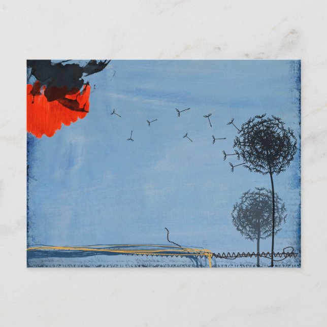 abstrakt vykort (Framsida)