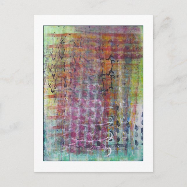 Abstrakt vykort (Framsida)