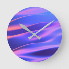 Abstrakt Wall Clocks - Silky Smooth Rund Klocka