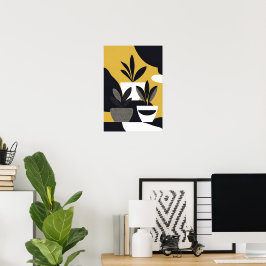 Abstrakt WallArt Botanical Poster