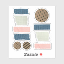 Abstrakt Washi Tape Scrapbooking Stickers
