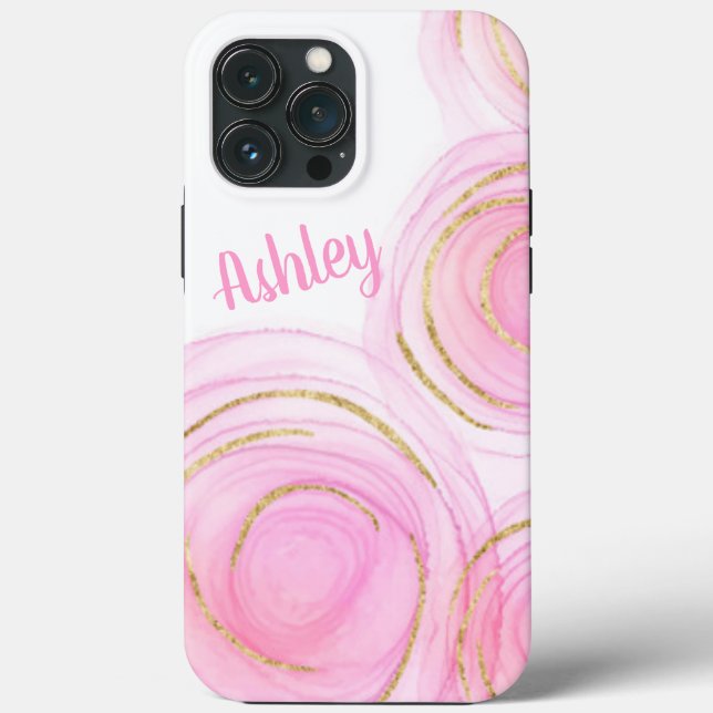 Abstrakt Watercolor Fodral-Mate iphone case (Baksida)