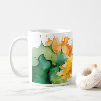 Abstrakt Watercolor Mugg
