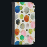 Abstrakt Watercolor Pebble Guld Glitter Art Galaxy S4 Plånbok<br><div class="desc">Handmålad vattenfärgsdesign. Fler designer och matchande artiklar finns tillgängliga i min butik. - http://www.zazzle.com/designbylang - Tack för besöket!</div>