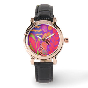 Abstrakt Wearable konst för funky Armbandsur