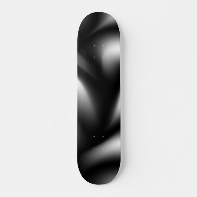 Abstrakt Weave i svartvitt Skateboard Bräda 21,5 Cm (Framsida)