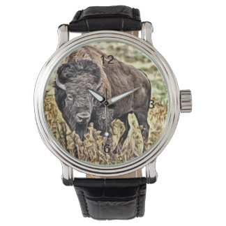 Abstrakt Western Buffalo Armbandsur