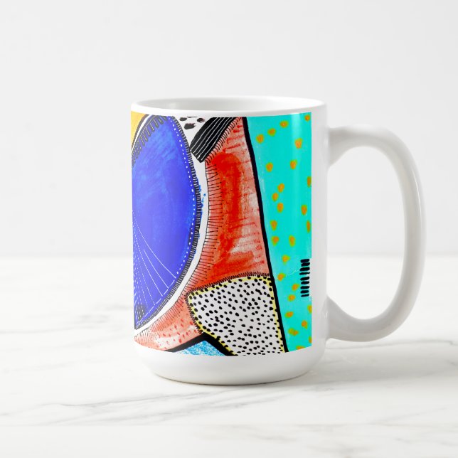 Abstrakt Wheel Kaffemugg (Höger)