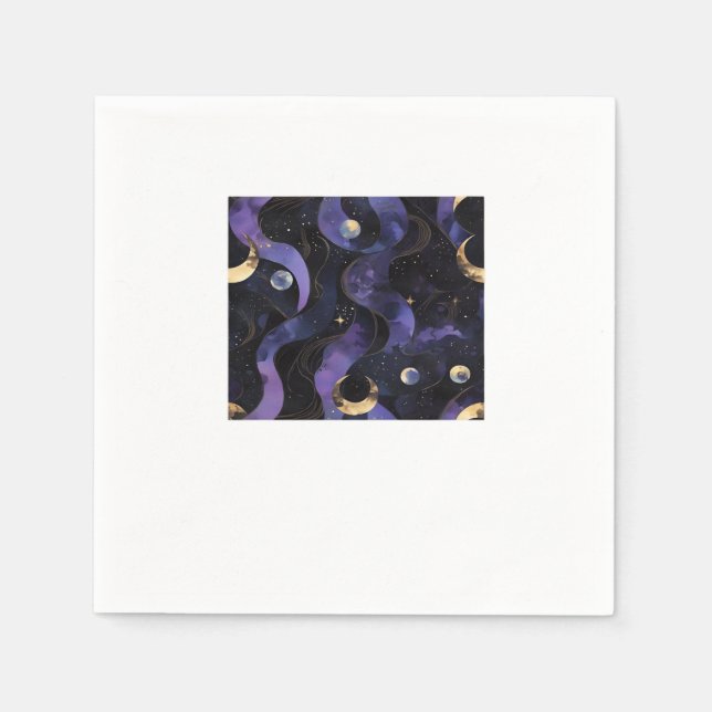 Abstrakt Whimsigoth Mönster Classic Pappersservett (Framsidan)