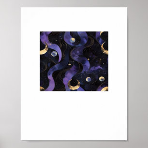 Abstrakt Whimsigoth Mönster Classic Poster