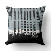 Abstrakt White, Teal och Black Rand Mönster