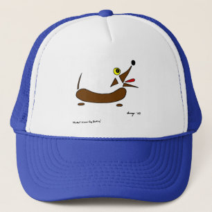 Abstrakt Wienerhundhatt Keps