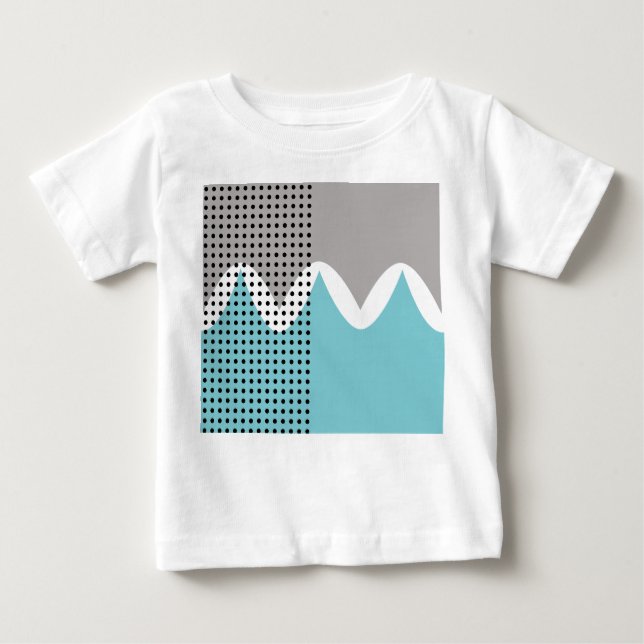 Abstrakt Wiggles T Shirt (Framsida)