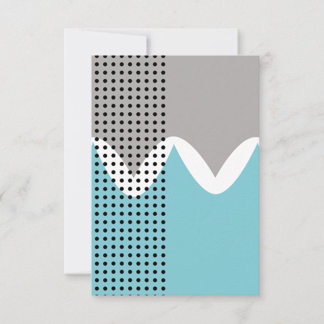 Abstrakt Wiggles Tack Kort (Framsida)