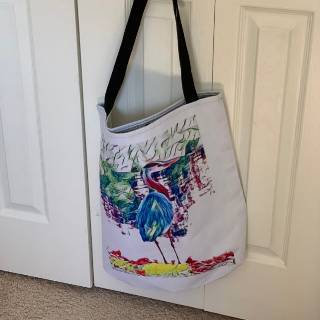 Abstrakt Wildlife Beach Art Livsmedel Shopping Tygkasse (Skapare uppladdad)