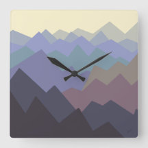 Abstrakt Winter Mountains Art Art