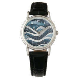 Abstrakt Winter Wonderland Armbandsur
