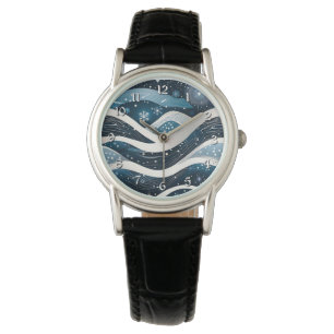 Abstrakt Winter Wonderland Armbandsur