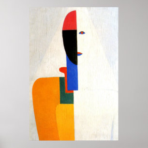 Abstrakt "Woman Torso" Poster