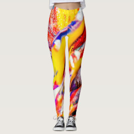 Abstrakt Womans Ansikte Leggings