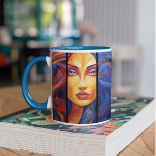 Abstrakt Women Series Version 4 Kaffemugg