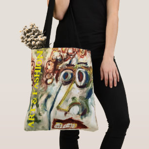 Abstrakt Womens Ansikte Art/Mode Tygkasse