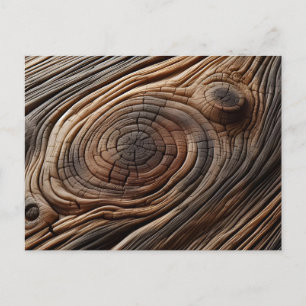 Abstrakt Wood Art Design Struktur Vykort