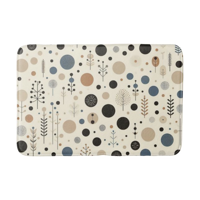 Abstrakt Woodland Badrumsmatta (Framsidan)