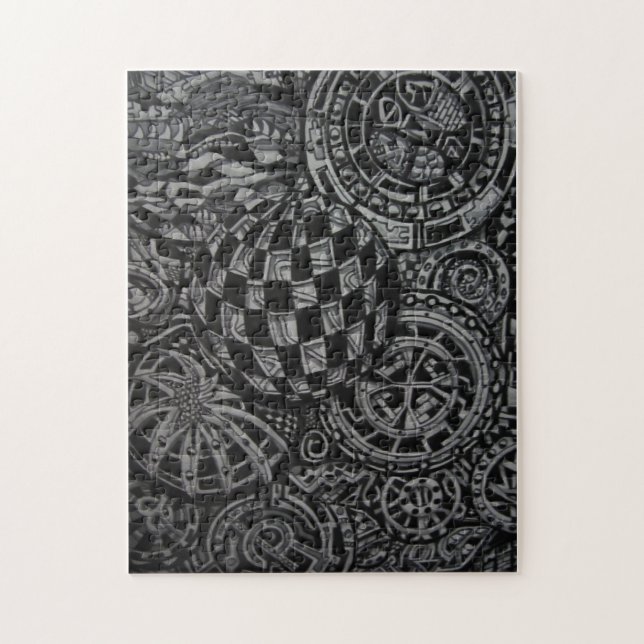 Abstrakt Worlds Puzzle Pussel (Vertikal)