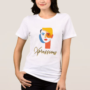 Abstrakt Yoga Meditation Silhouette T Shirt