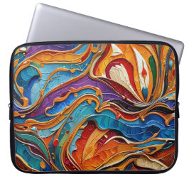 Abstrakt yta-teckningar 1211 - Laptop sleeve