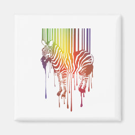 abstrakt zebra magnet