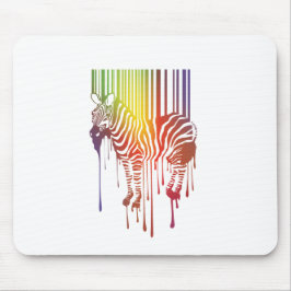 Abstrakt Zebra Mousepad Musmatta