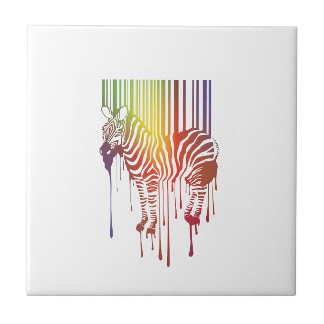 abstrakt zebra-panel kakelplatta (Framsidan)