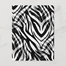 Abstrakt Zebra Vykort